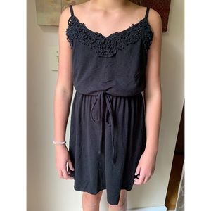 Cute black summery dress.